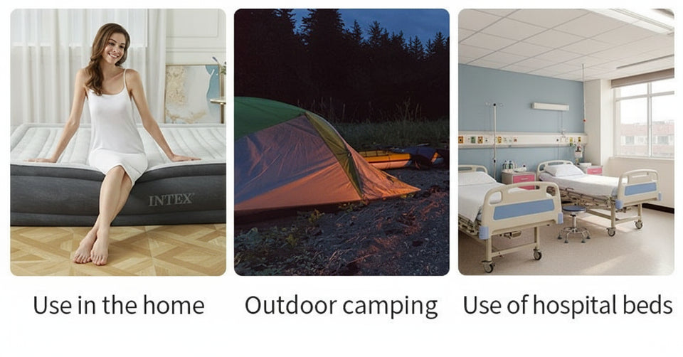 matelas gonflable 2 place +pompe electrique integrée