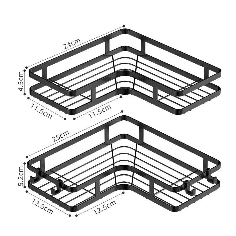 Étagère d'angle sans perçage