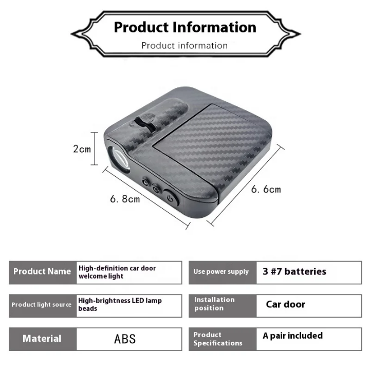 Projecteur de Logo LED pour Portière