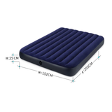 Matelas gonflable 2 places 2 oreillets + pompe manuel